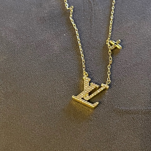 Louis Vuitton Gold and Silver Initial Necklace - Picture 2 of 3